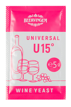Дрожжи винные Beervingem "Universal U15", 5 г - фото 16169