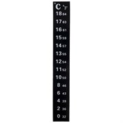 ЖК-термометр 0-18°C (клейкий)
